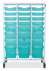 Mobile Storage Frame with Trays